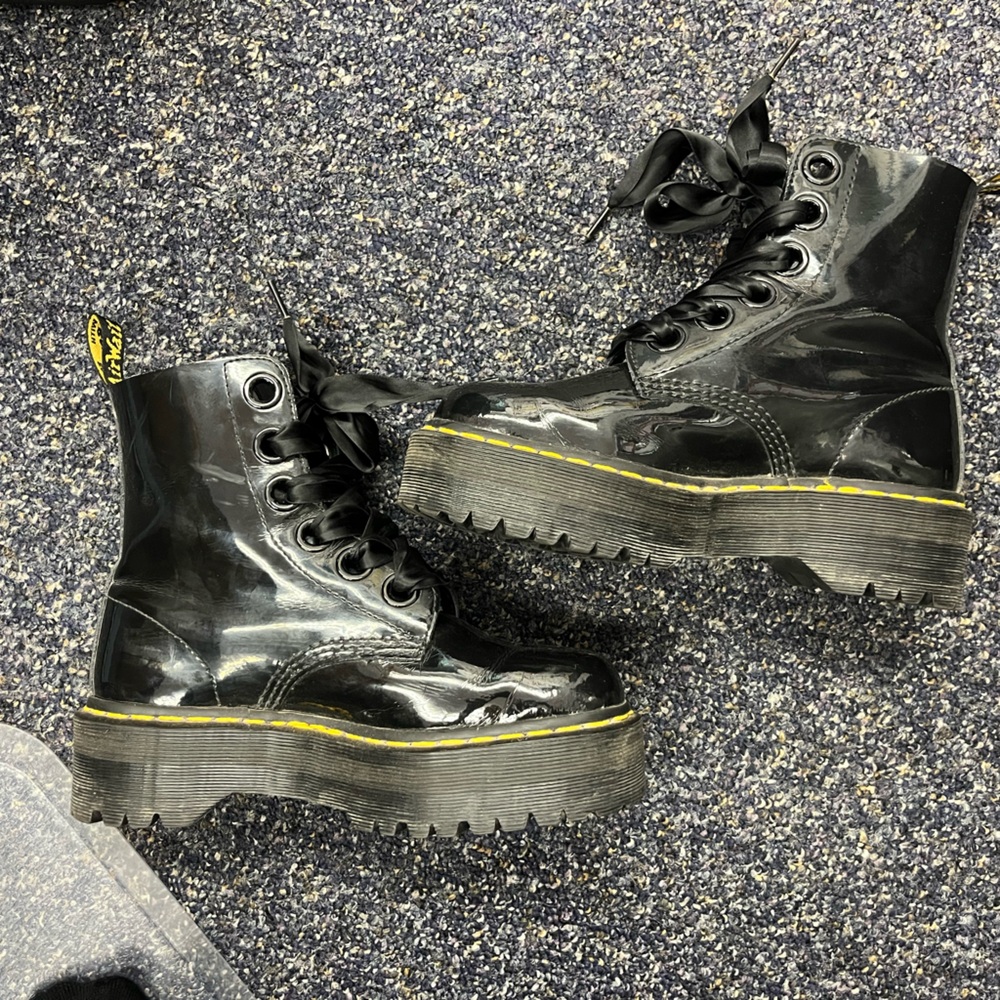 Dr. Martens Black Platform Boots